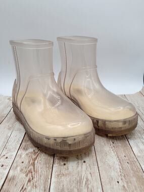 UGG Drizlita Clear Waterproof Rain Boot Women's Size 6